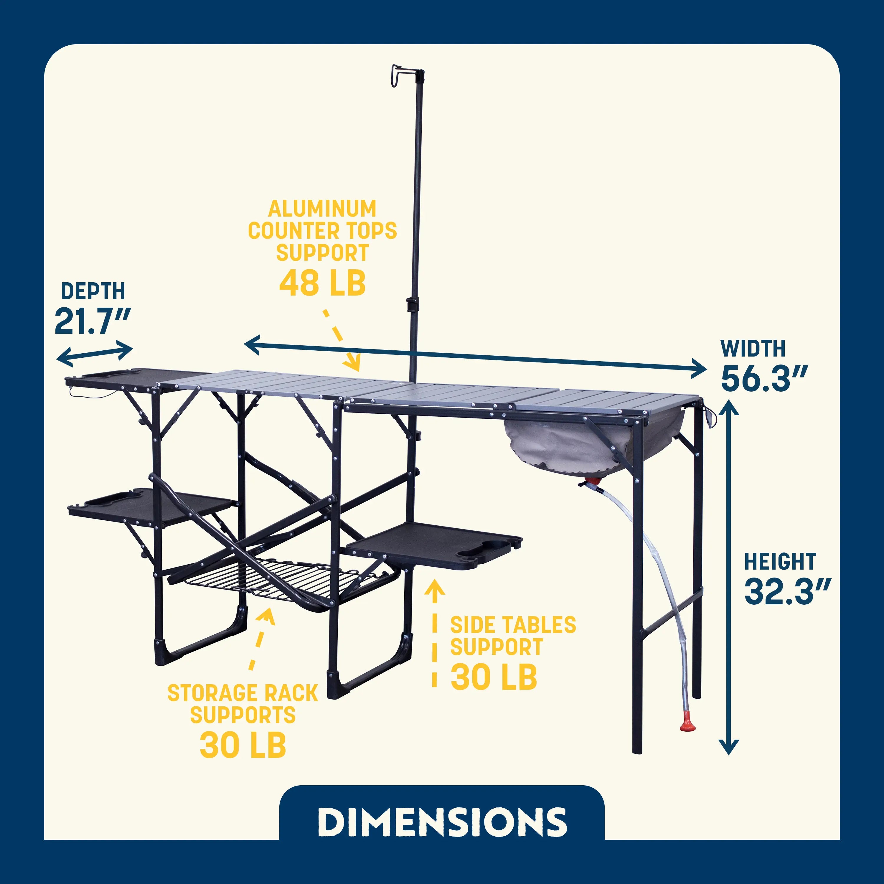 Master Cook Station — Selected for Outdoor Use | Outlandridge 9788