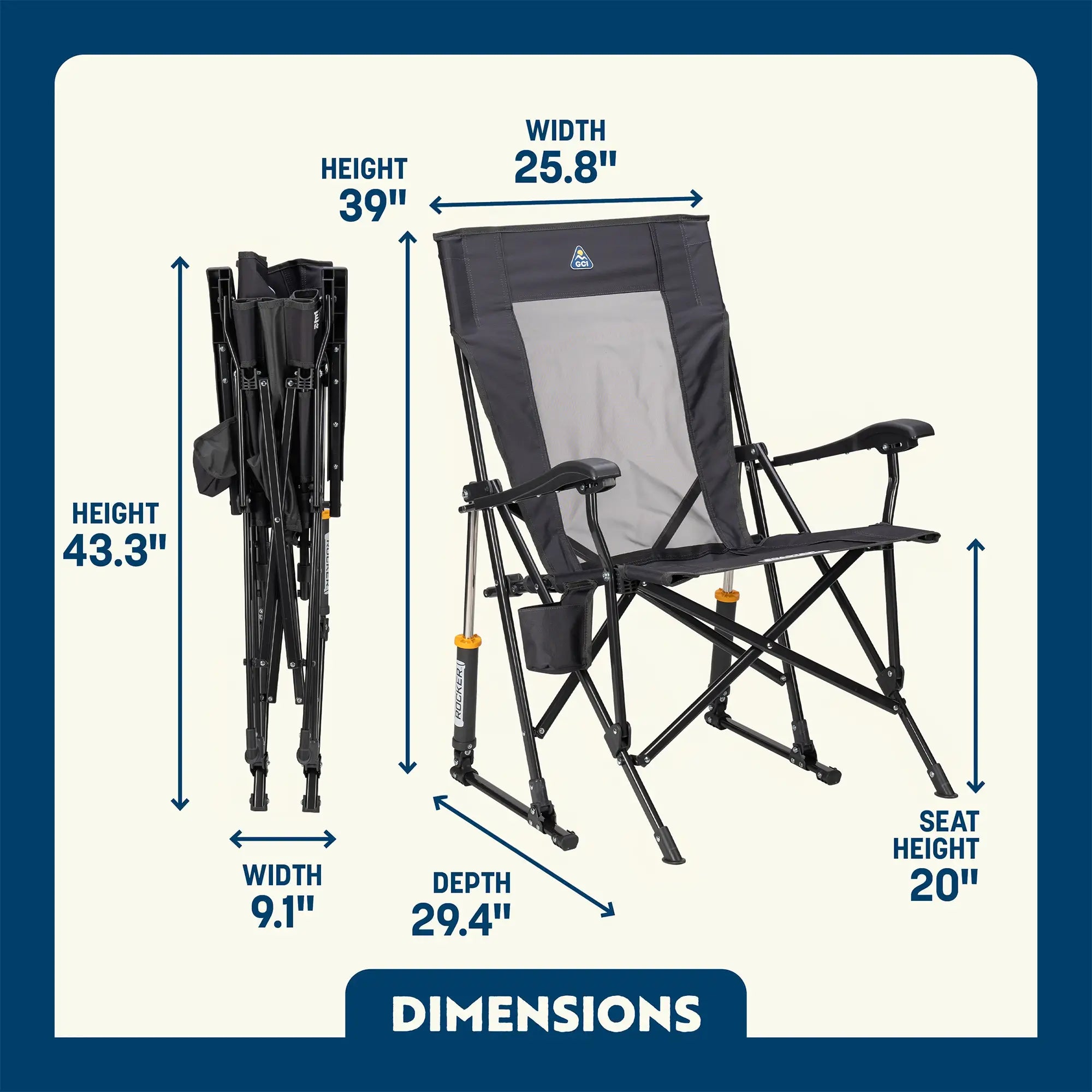 RoadTrip Rocker | Featured Outdoor Choice | Outlandridge CA4A