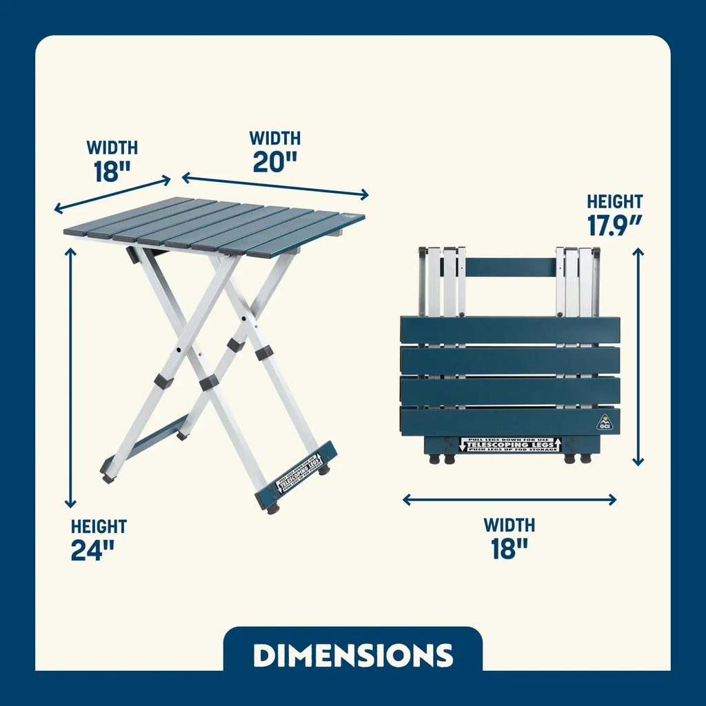 Compact Camp Table 20 | Featured Outdoor Choice | Outlandridge 81FC