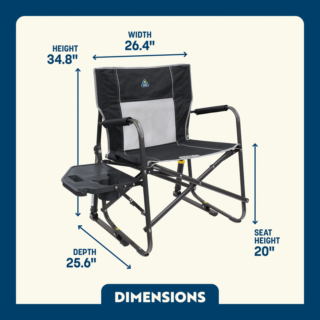 Freestyle Rocker XL with Side Table | Featured Outdoor Choice | Outlandridge 8A98