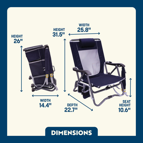 Bi-Fold Slim Event Chair | Camp-Ready Selection | Outlandridge 72DB