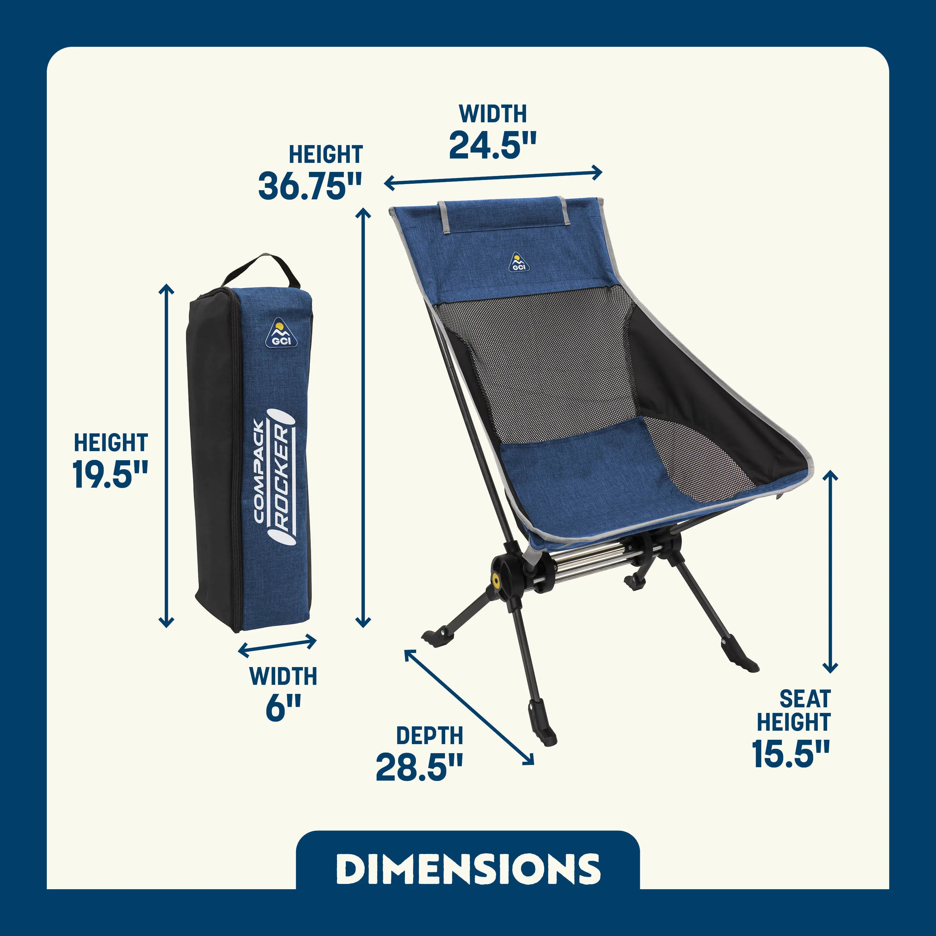 ComPack Rocker | Featured Outdoor Choice | Outlandridge 8D18