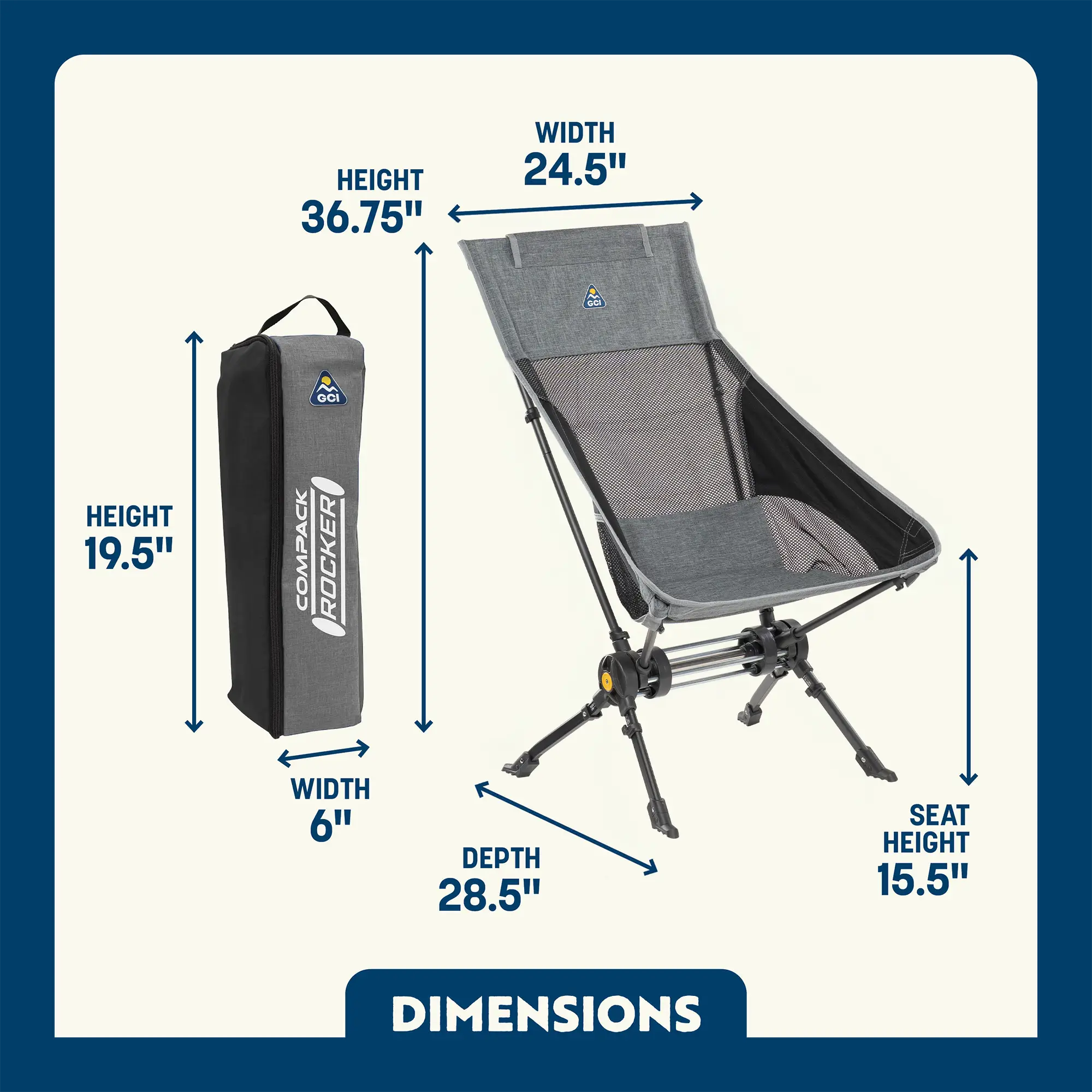 ComPack Rocker | Featured Outdoor Choice | Outlandridge 8D18