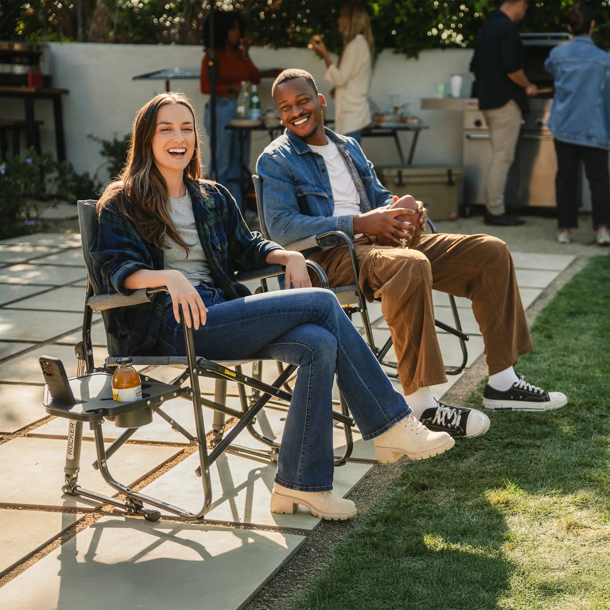 Freestyle Rocker with Side Table | Featured Outdoor Choice | Outlandridge B773