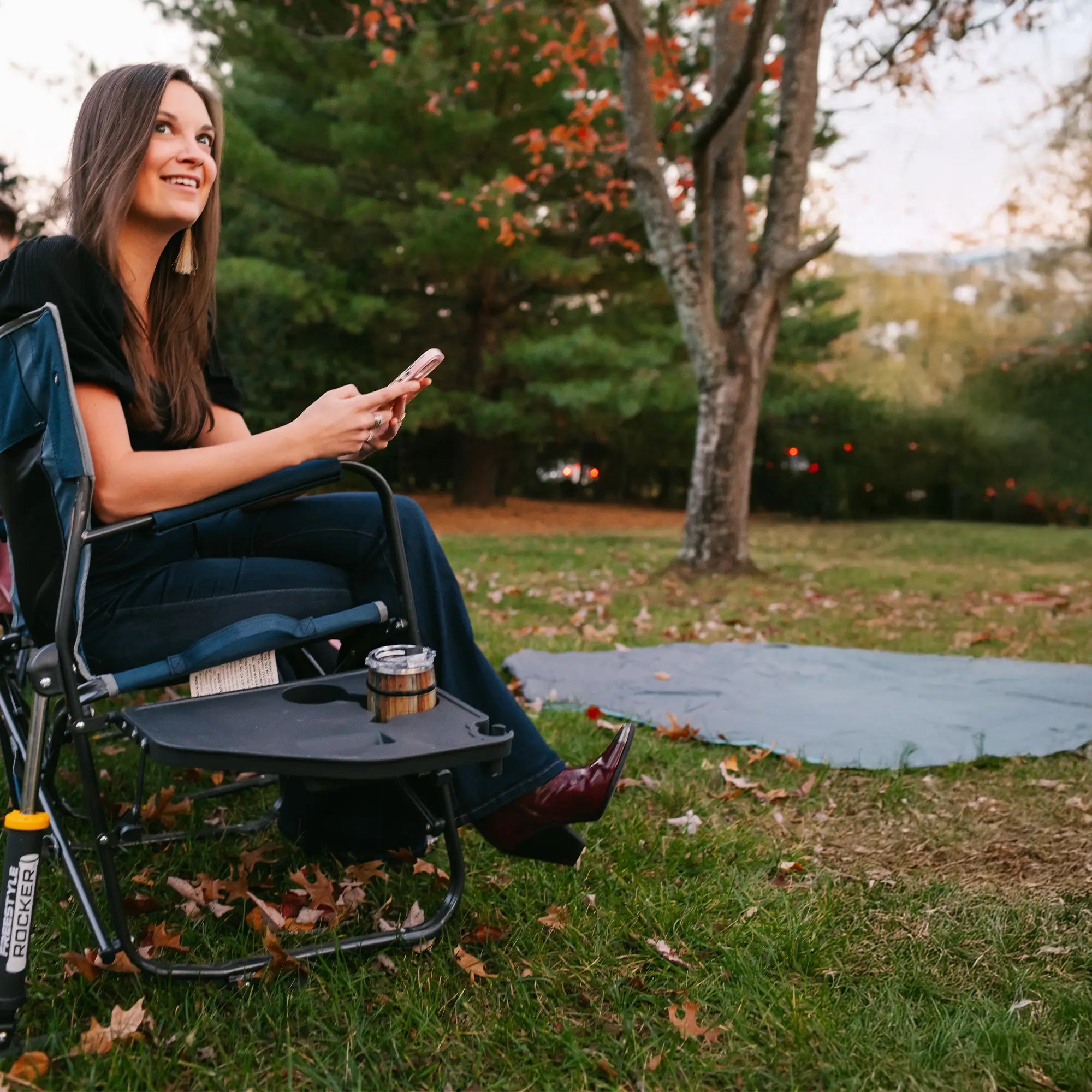 Freestyle Rocker with Side Table | Featured Outdoor Choice | Outlandridge B773