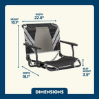 Big Comfort Stadium Chair with Armrests | Featured Outdoor Choice | Outlandridge 8967