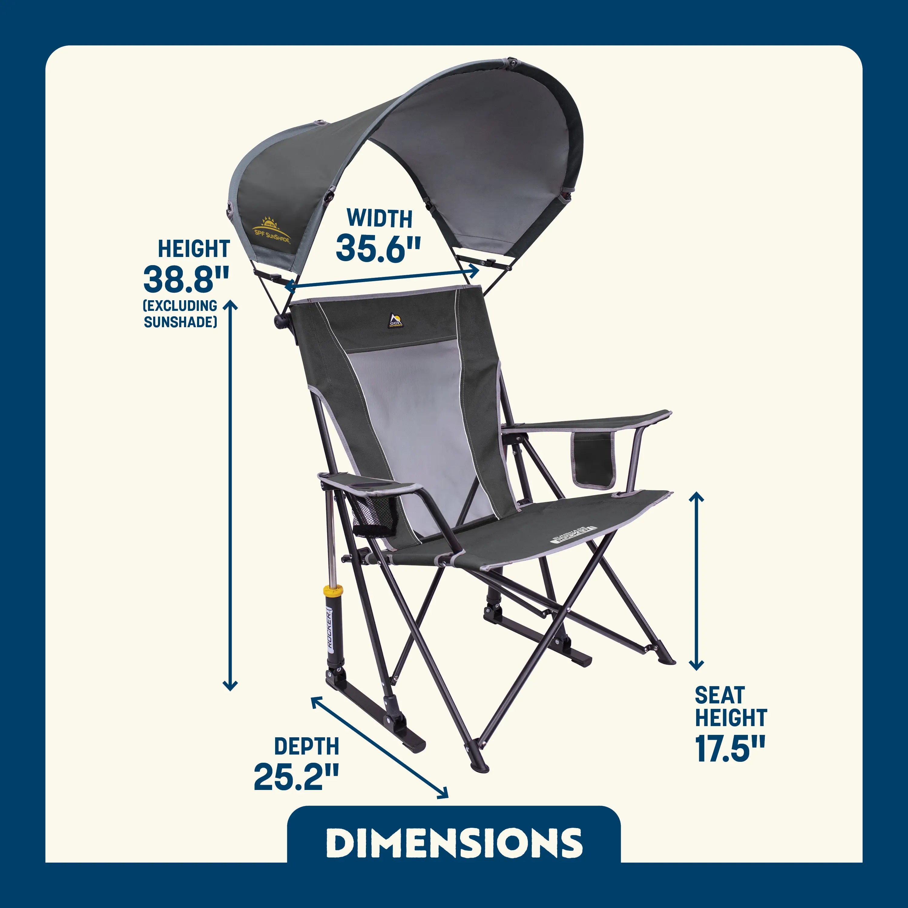SunShade Rocker — Outdoor Setup Pick | Outlandridge 077A