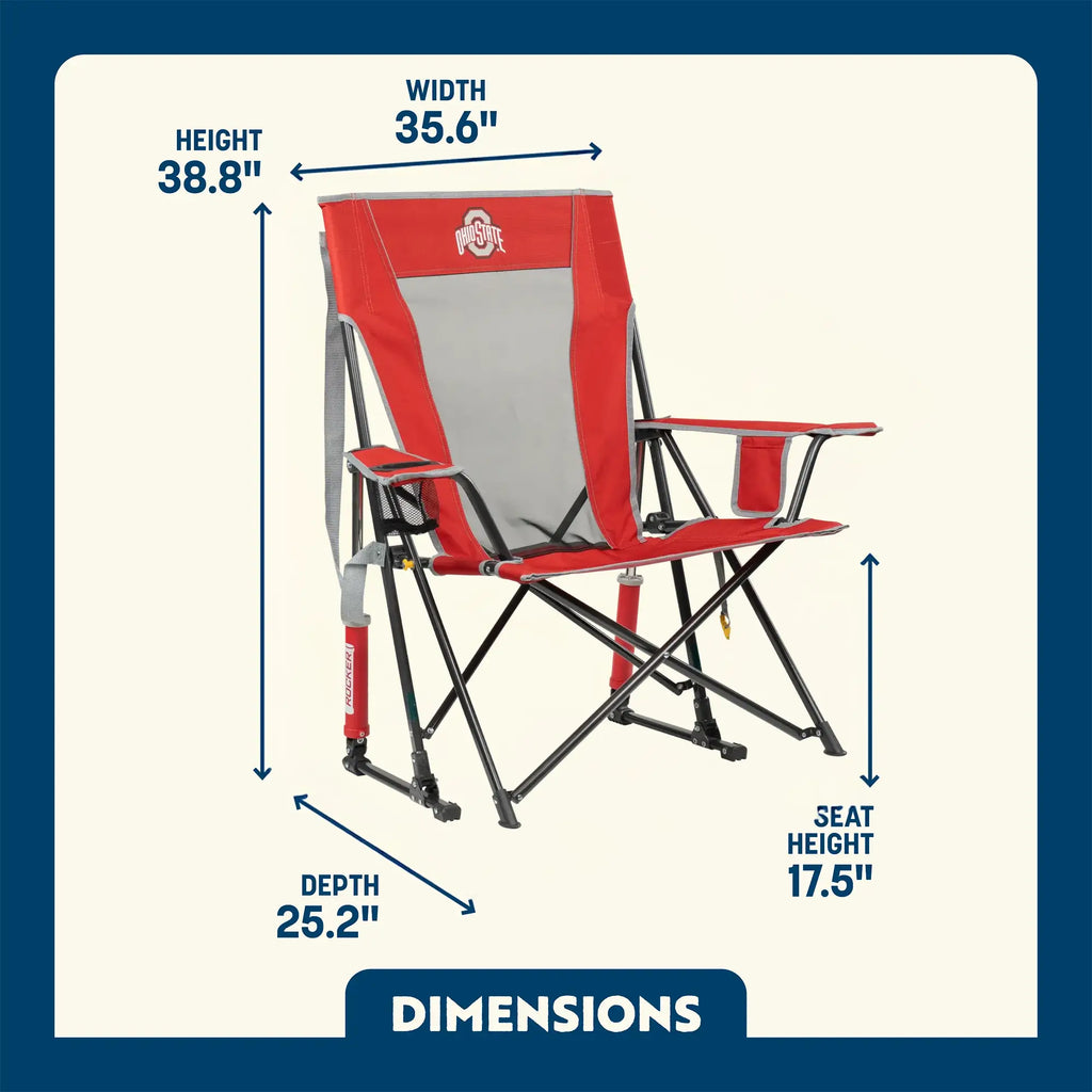 Comfort Pro Rocker - Ohio State Buckeyes | Featured Outdoor Choice | Outlandridge 3E0E