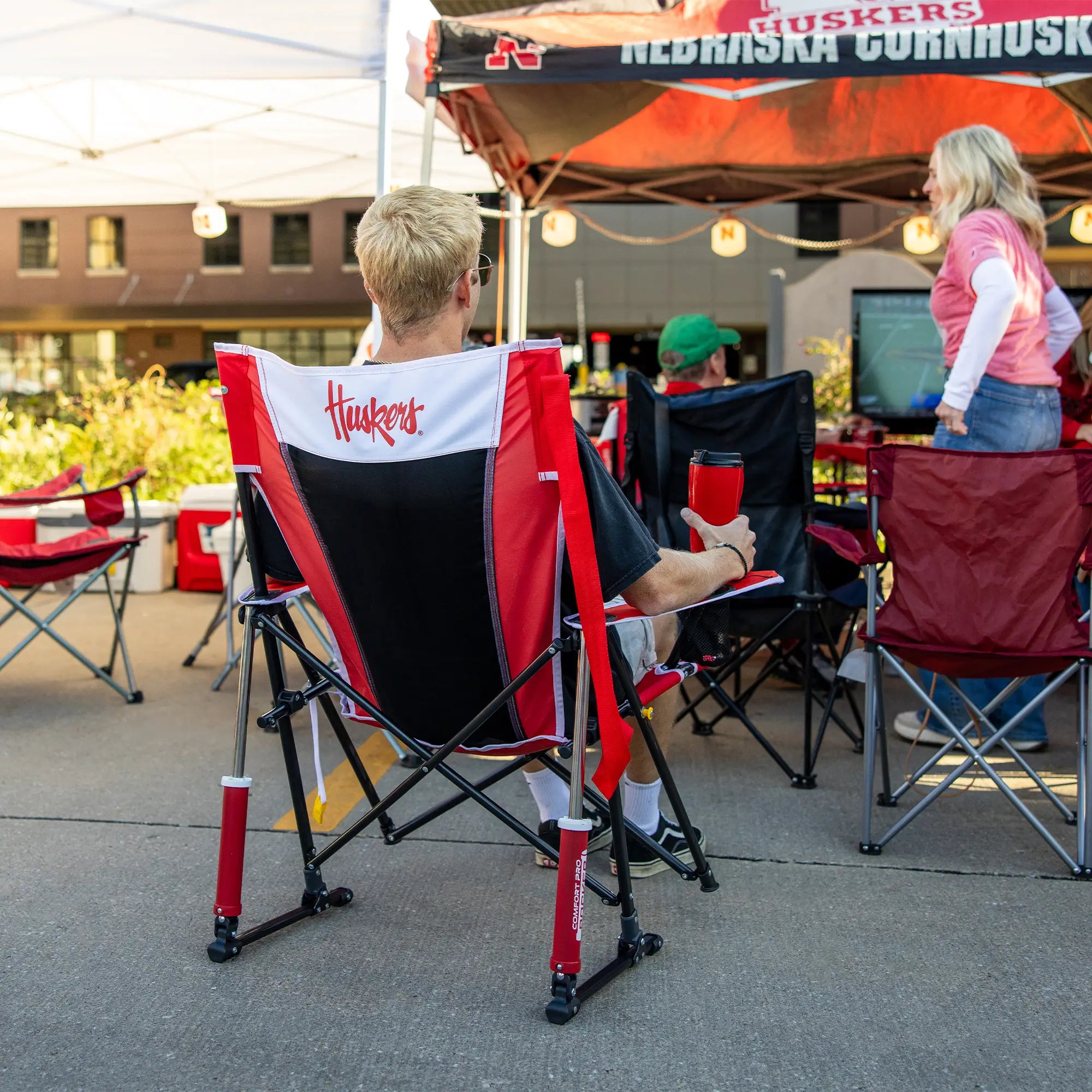 Comfort Pro Rocker - Nebraska Cornhuskers | Featured Outdoor Choice | Outlandridge F9B1