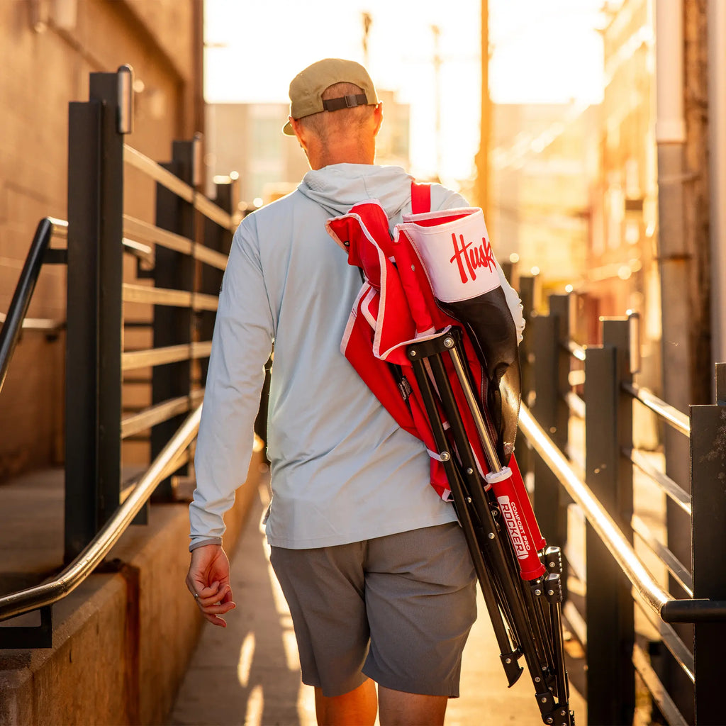 Comfort Pro Rocker - Nebraska Cornhuskers | Featured Outdoor Choice | Outlandridge F9B1