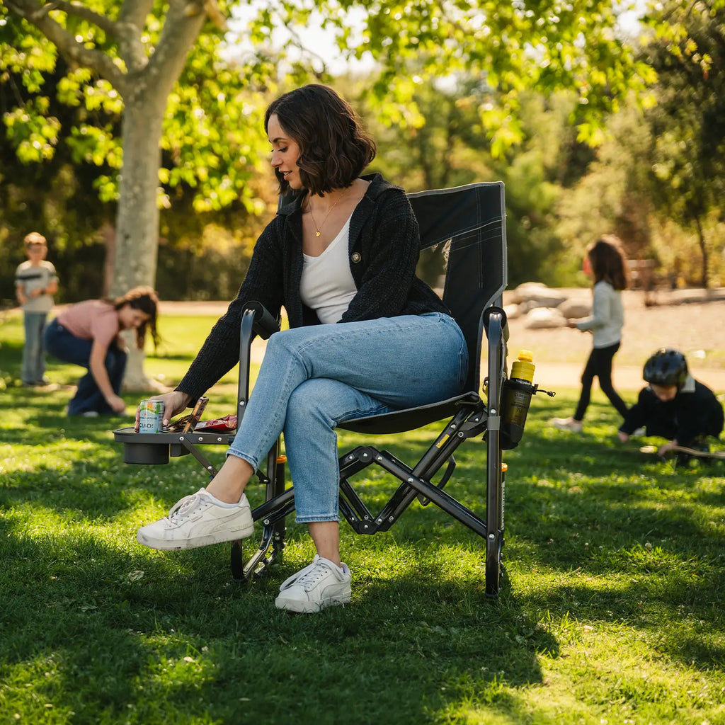 Stowaway Rocker with Side Table | Featured Outdoor Choice | Outlandridge 720F