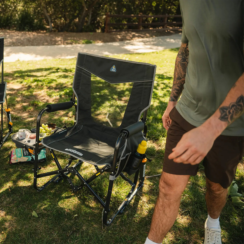 Stowaway Rocker with Side Table | Featured Outdoor Choice | Outlandridge 720F