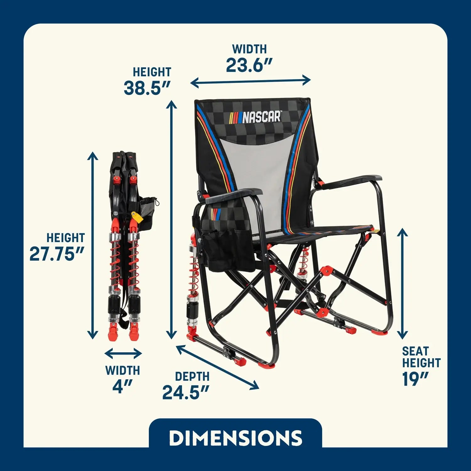 Adjustable Rocker Bundle - NASCAR | Featured Outdoor Choice | Outlandridge 39E6