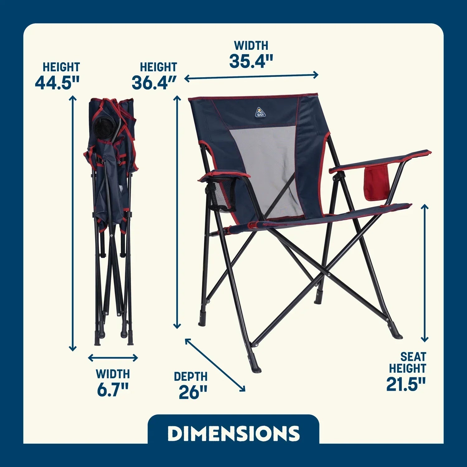 Comfort Quad Chair | Featured Outdoor Choice | Outlandridge 2AA7