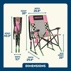 Roadtrip Rocker Bundle - NASCAR Pink | Featured Outdoor Choice | Outlandridge 695B