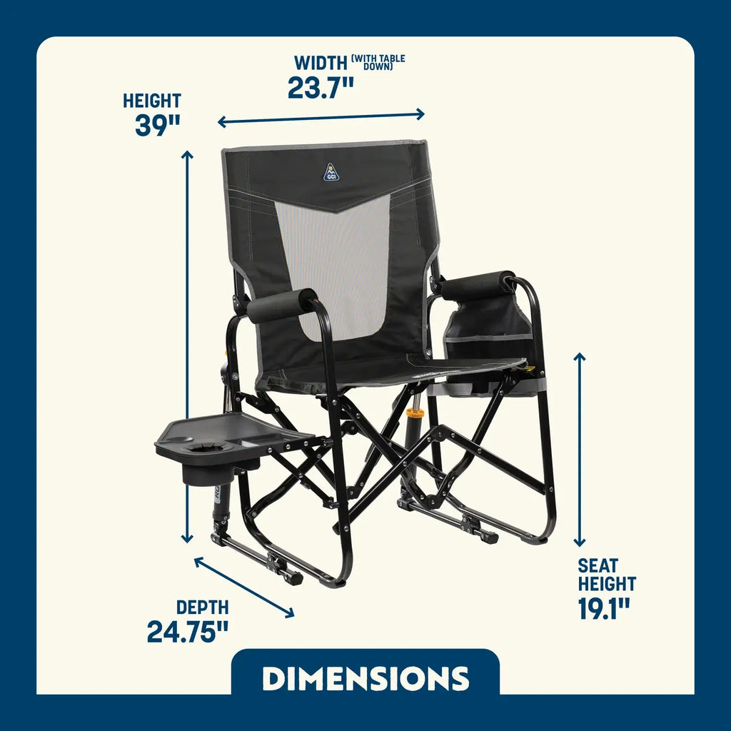 Stowaway Rocker with Side Table | Featured Outdoor Choice | Outlandridge 720F