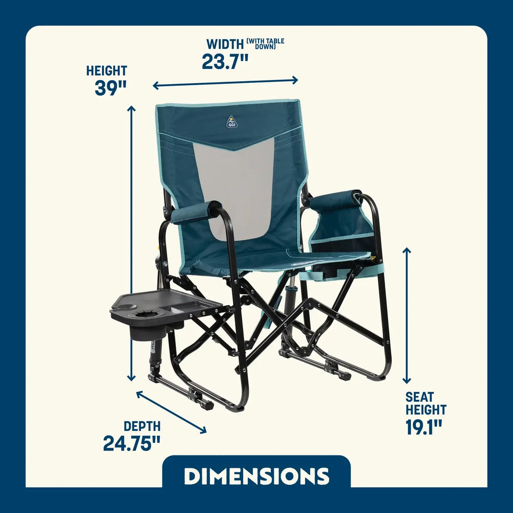 Stowaway Rocker with Side Table | Featured Outdoor Choice | Outlandridge 720F