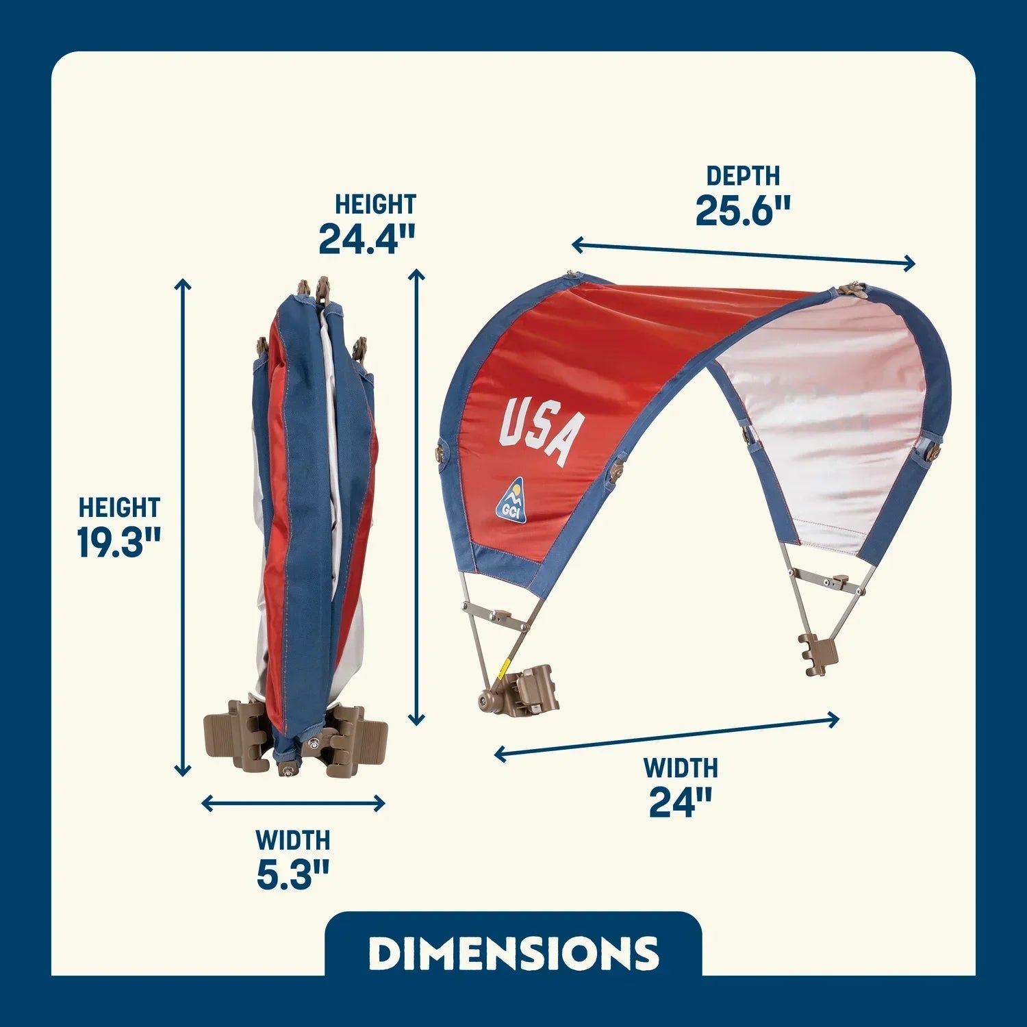 SunShade Accessory - USA Anniversary Deluxe — Ready for Outdoor Plans | Outlandridge AFE7
